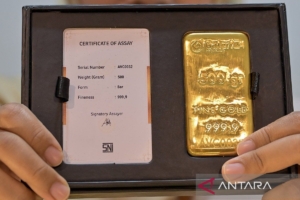 Tiga produk emas di Pegadaian serempak naik, Antam paling tinggi