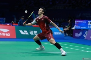 Jonatan Christie lolos ke 16 besar Korea Open 2025 usai kalahkan Ng Ka Long